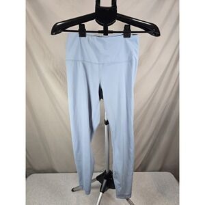 Yogalicious Women's Grey High Waisted Medium Ankle Leggings With Slit Detail